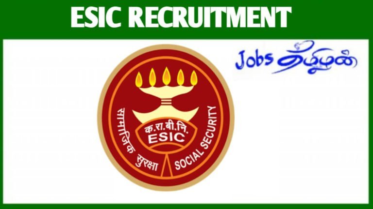 ESIC Tamilnadu Recruitment