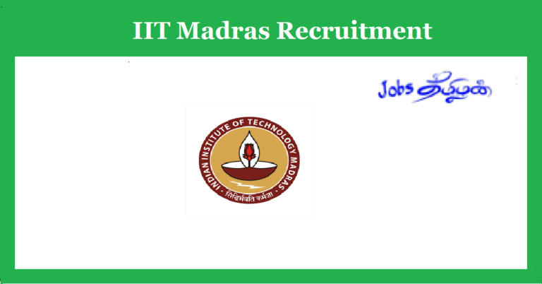 IIT Madras Recruitment