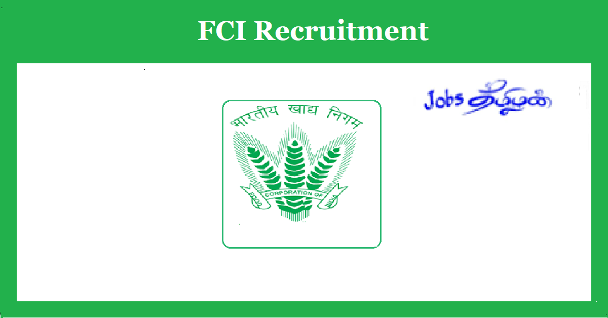 FCI Assistant Grade 3 Recruitment