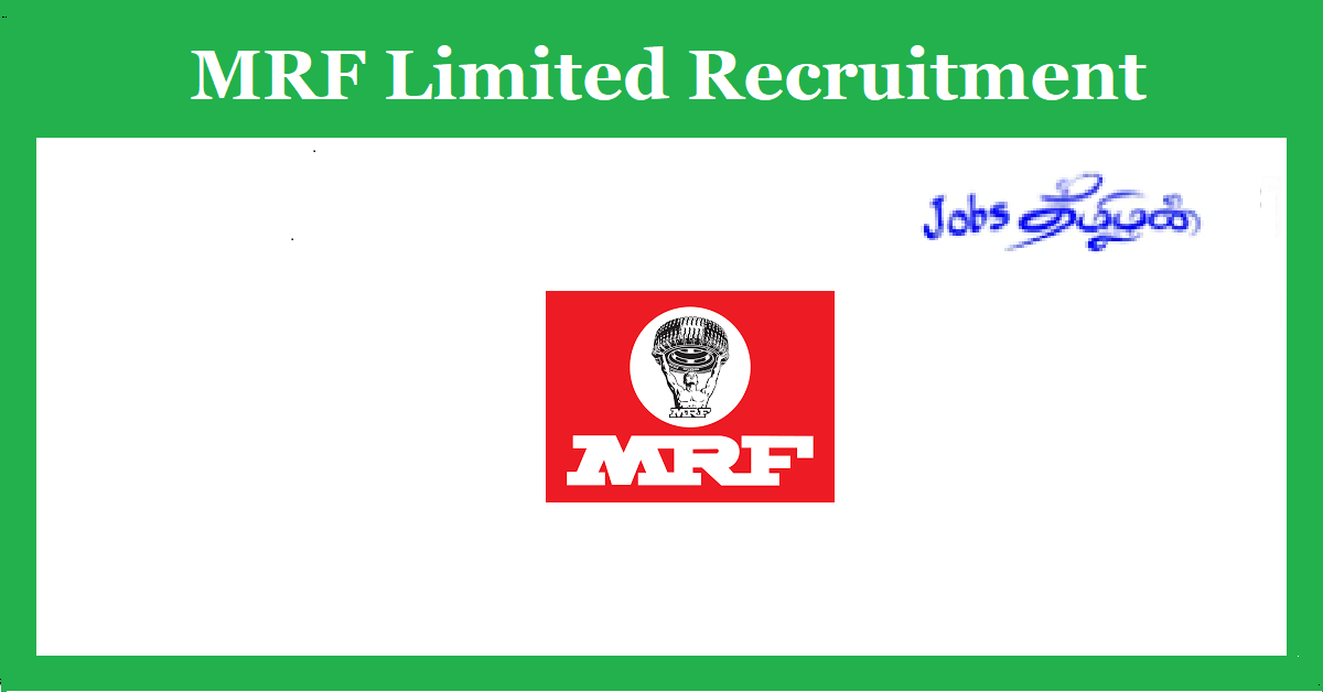 MRF Perambalur Recruitment