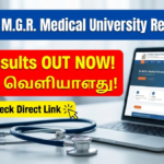 ரிசல்ட் வந்துவிட்டது! Check MGR Medical University B.Sc 6th Sem Result 2026